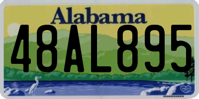 AL license plate 48AL895