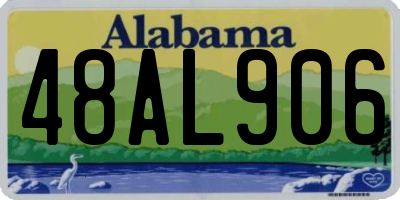 AL license plate 48AL906