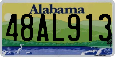 AL license plate 48AL913