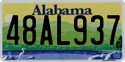 AL license plate 48AL937