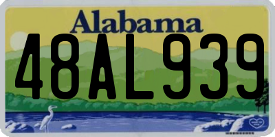 AL license plate 48AL939