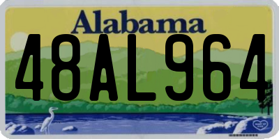 AL license plate 48AL964