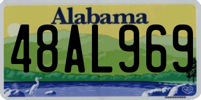 AL license plate 48AL969