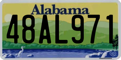 AL license plate 48AL971