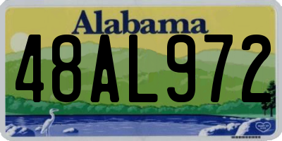AL license plate 48AL972