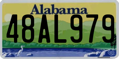 AL license plate 48AL979