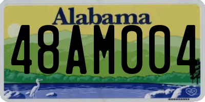 AL license plate 48AM004