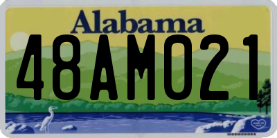AL license plate 48AM021
