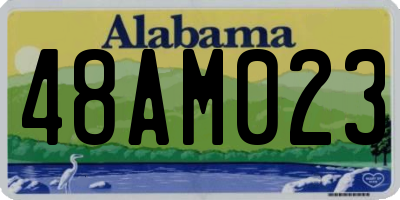 AL license plate 48AM023