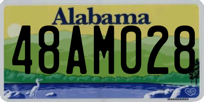 AL license plate 48AM028