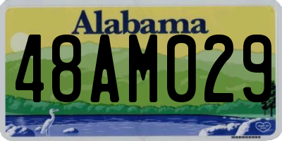 AL license plate 48AM029