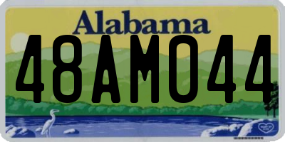 AL license plate 48AM044