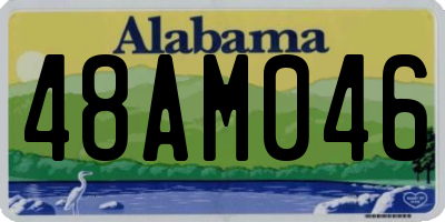 AL license plate 48AM046