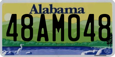 AL license plate 48AM048