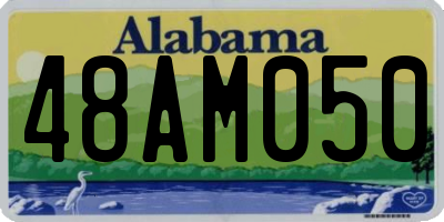 AL license plate 48AM050