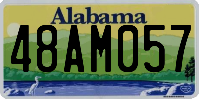 AL license plate 48AM057