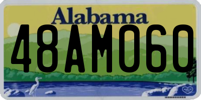 AL license plate 48AM060