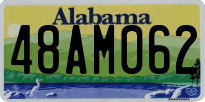 AL license plate 48AM062