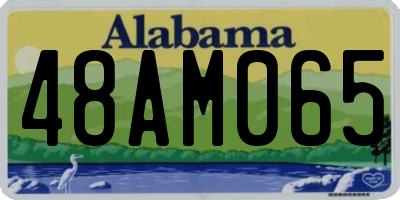 AL license plate 48AM065