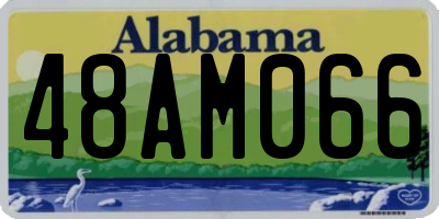 AL license plate 48AM066