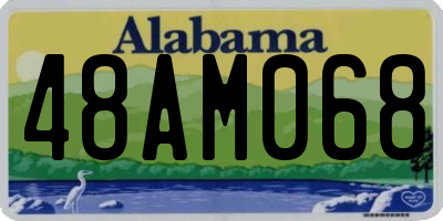 AL license plate 48AM068