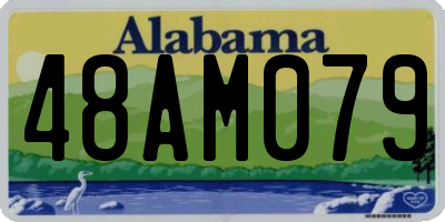 AL license plate 48AM079