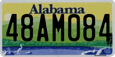 AL license plate 48AM084