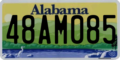 AL license plate 48AM085