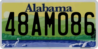 AL license plate 48AM086