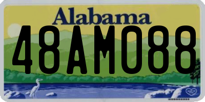 AL license plate 48AM088