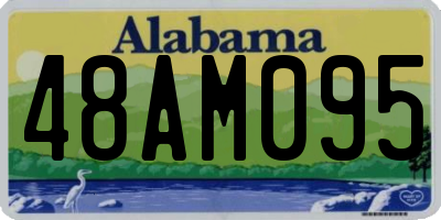 AL license plate 48AM095