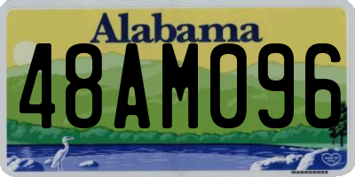 AL license plate 48AM096