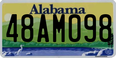 AL license plate 48AM098