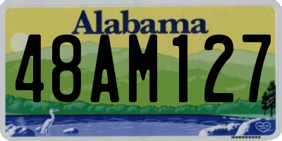 AL license plate 48AM127