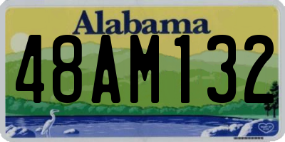 AL license plate 48AM132