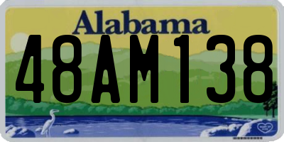 AL license plate 48AM138