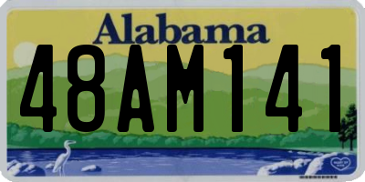 AL license plate 48AM141