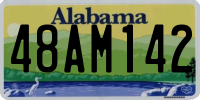 AL license plate 48AM142