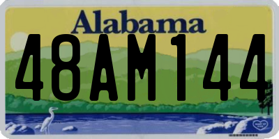 AL license plate 48AM144