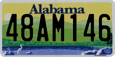 AL license plate 48AM146