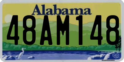 AL license plate 48AM148