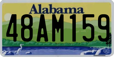 AL license plate 48AM159