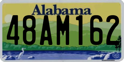 AL license plate 48AM162
