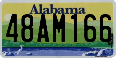 AL license plate 48AM166