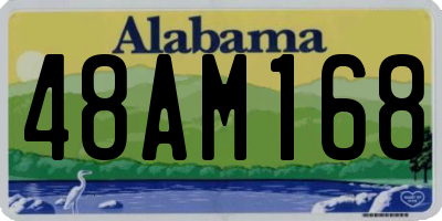 AL license plate 48AM168