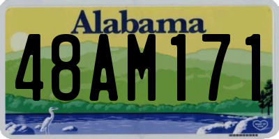 AL license plate 48AM171
