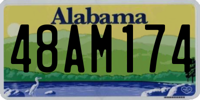 AL license plate 48AM174