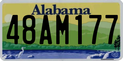 AL license plate 48AM177