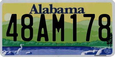 AL license plate 48AM178