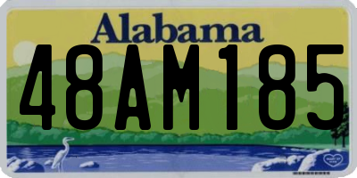 AL license plate 48AM185